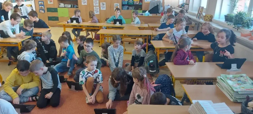 Kooperativní výuka 1.B a 3.B