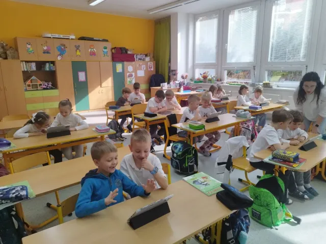 Zábavná hodina matematiky v 1.B