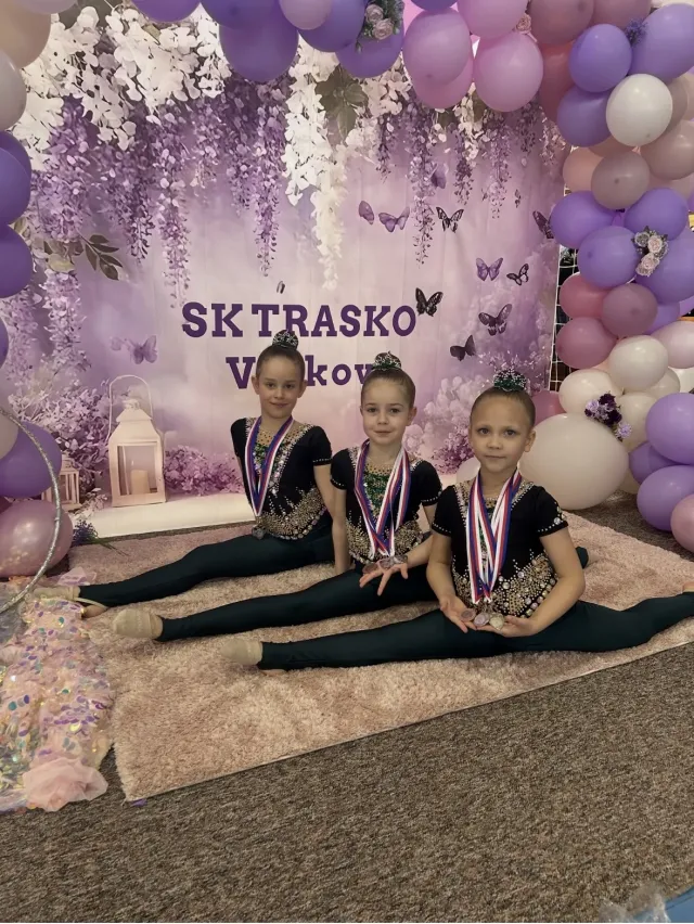 Úspěch Natálie Halodové v gymnastice