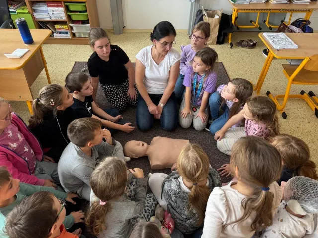 Za dveřmi družiny: Beseda o první pomoci