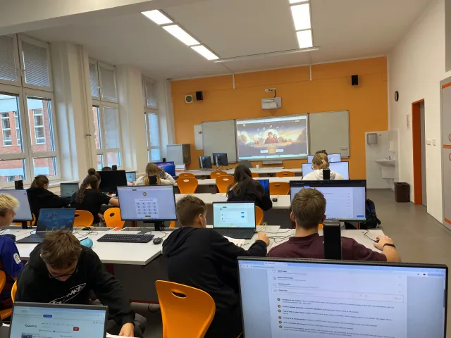 Kariérové  testování s deváťáky