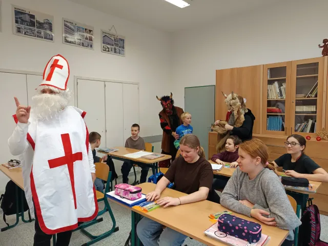 Mikuláš na 2. stupni