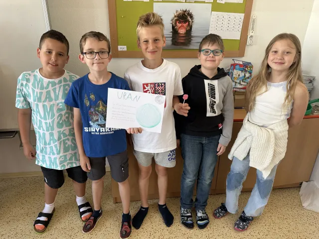 Projekt vesmír ve 3.A a 3.B