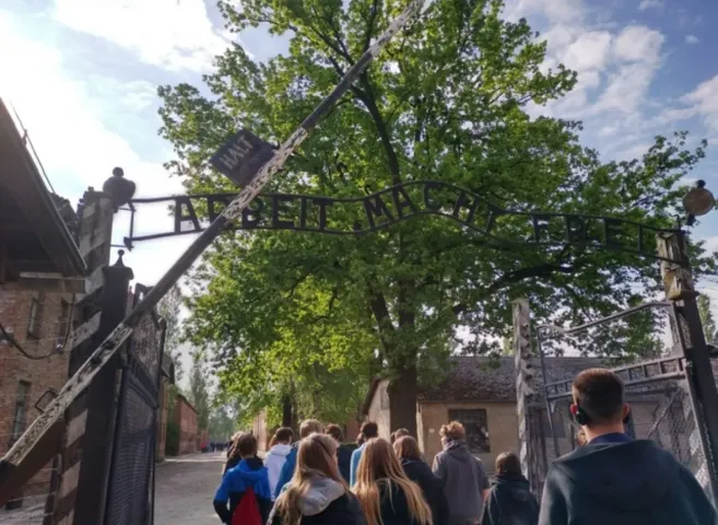 Deváťáci navštívili Osvětim
