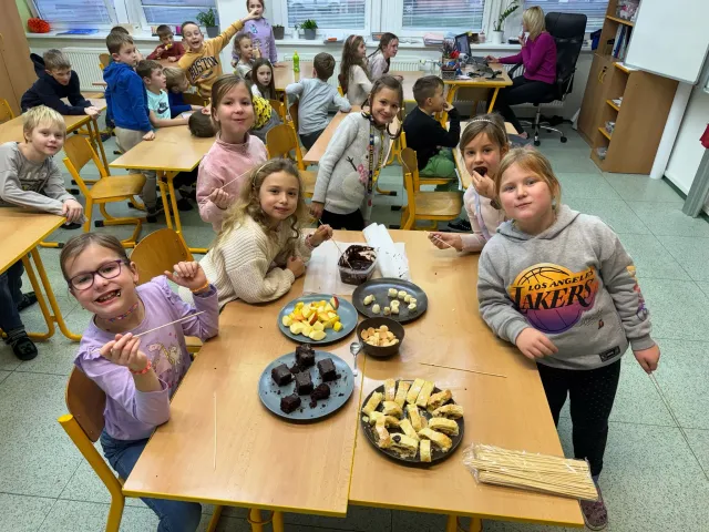 Za dveřmi družiny: Sladká tečka za podzimem