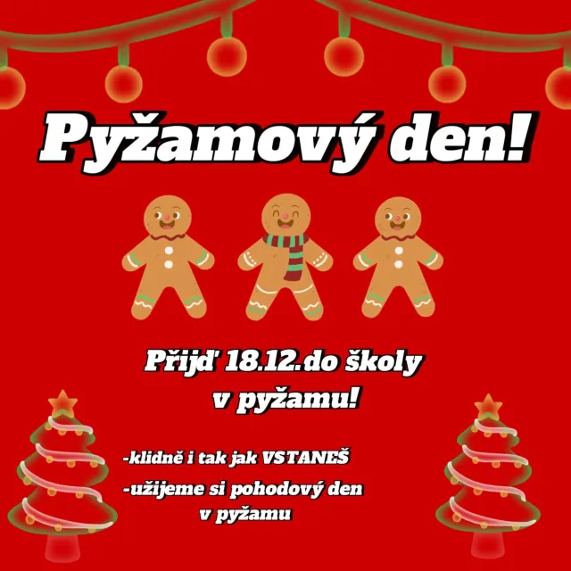 Čeká nás pyžamový den!