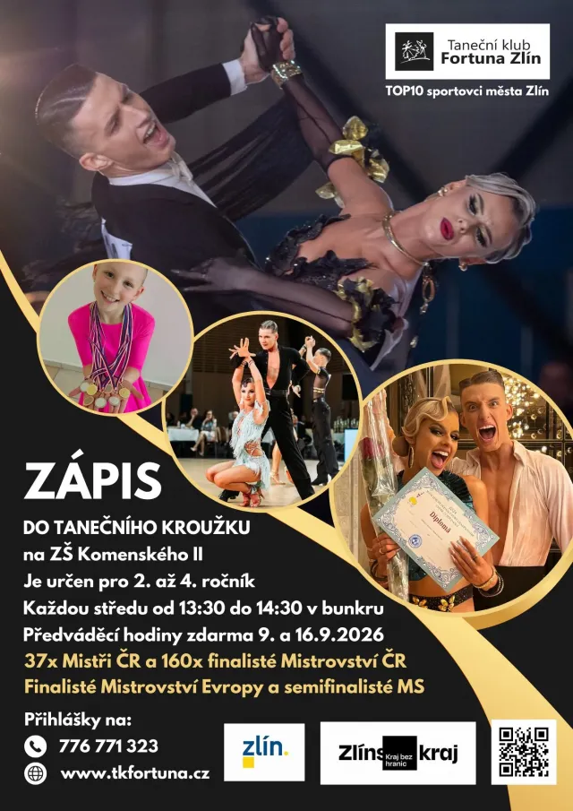 Informace k zápisu do tanečního kroužku