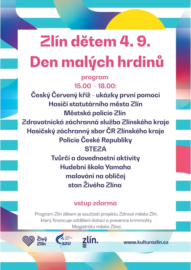 Akce Zlín dětem již tento pátek!