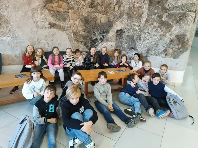 Za dveřmi družiny - Návštěva městského divadla Zlin